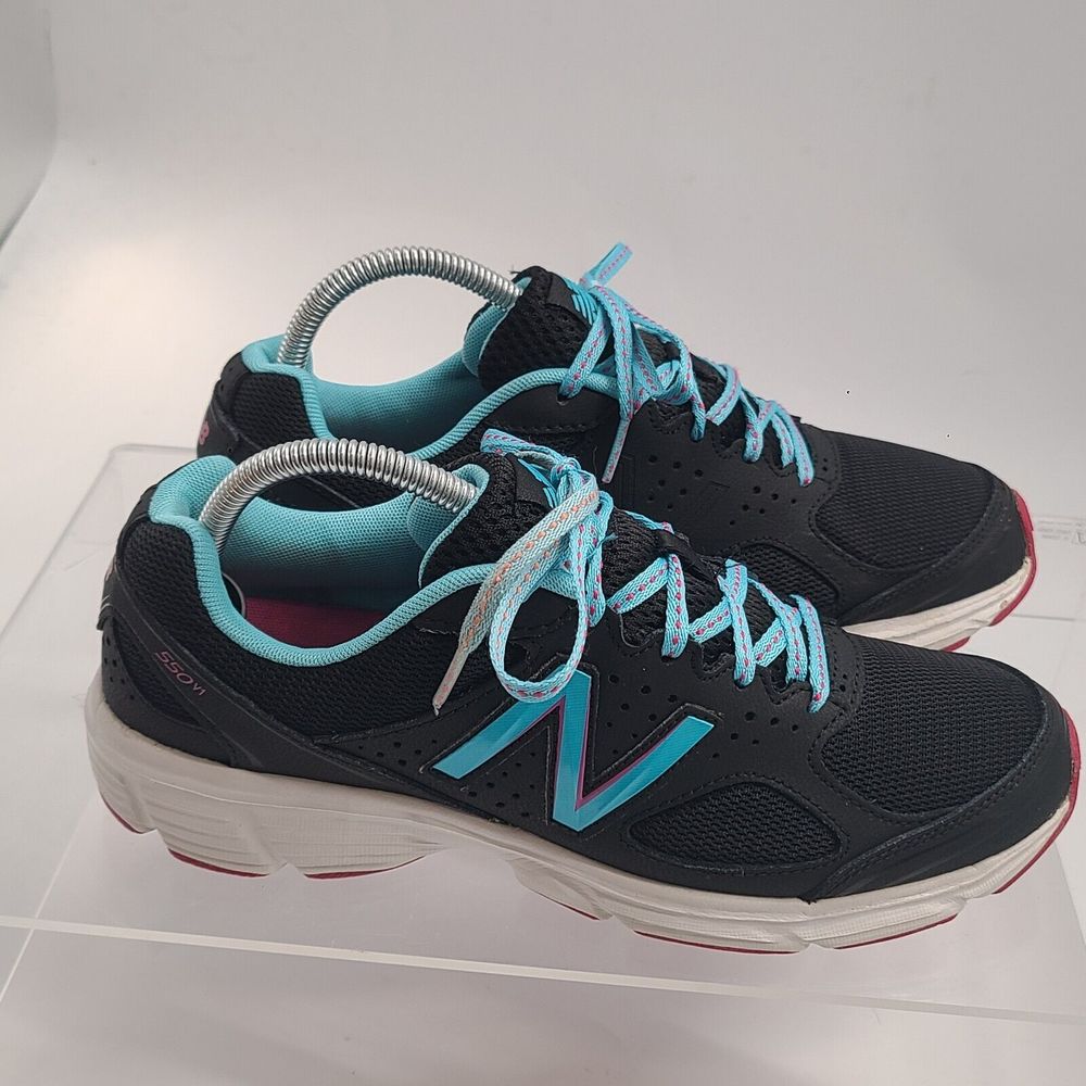 New Balance Womens 550 V1 W550BK1 Black Running Shoes Sneakers US‎ Size 10
